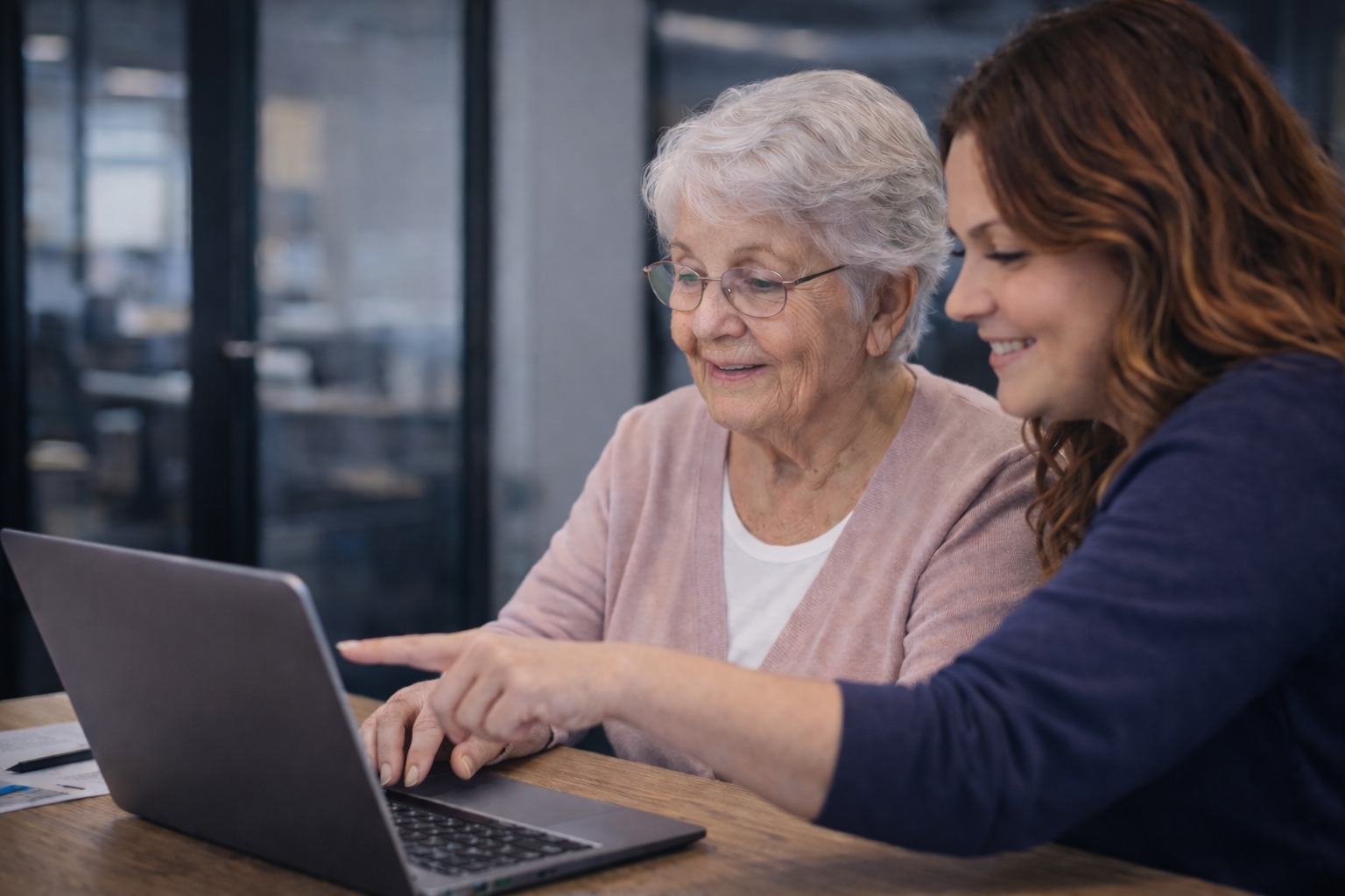Aide informatique pour seniors