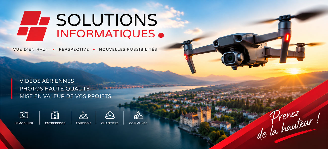 Vols de drone - Solutions Informatiques